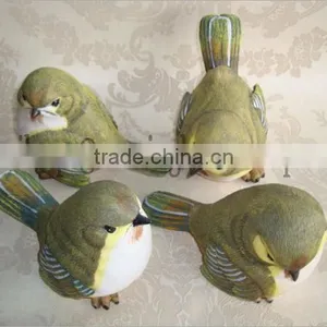 Artificial Plastic Garden Decoration Polyresin Miniature Bird thumbnail-1