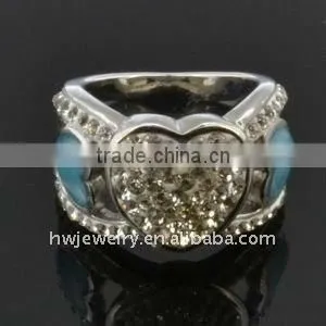 Cluster Crystal Ring thumbnail-1