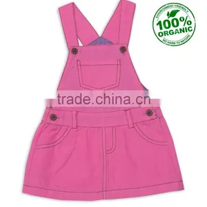 Organic Cotton Girl Dungaree thumbnail-1