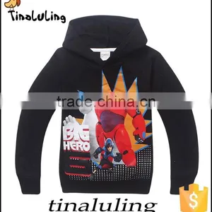 2015 FASHION CHILDREN WHOLESALE BAYMAX CARTOON JACKETS KIDS PLAIN HOODIES thumbnail-2