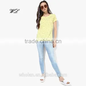 Distressed Jeans 2017 Denim Fabric Custom Jeans Woman Denim Pants thumbnail-4