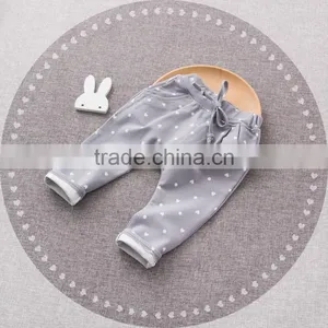 Knitted Cotton Striped Pants Ruffle Pants for Kids Wholesale Children's Boutique Clothing thumbnail-4