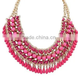 Zm33249a Latest Vintage Bohemian Jewelry Accessory Wholesale China Gold Plated Choker Necklace thumbnail-6