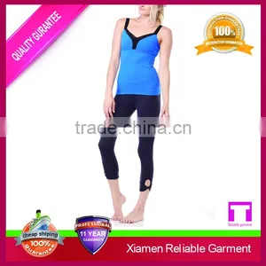 Latest Hot Selling Plain Women Tops Casual Women Sleeveless Tops thumbnail-1