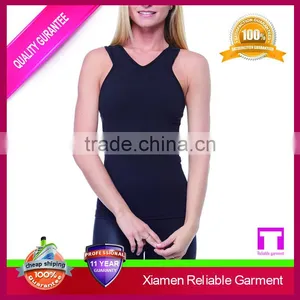 Women's Bamboo Seamless Slim Elasticity Breathe Sleeveless Vest thumbnail-1