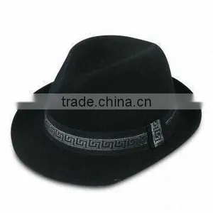 High Quality Cheap Women's Cotton Fedora Hat With Bowknot thumbnail-1
