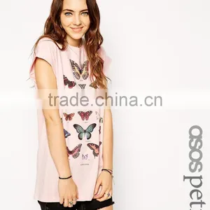 PETITE Boyfriend T-Shirt With Butterfly Print thumbnail-1