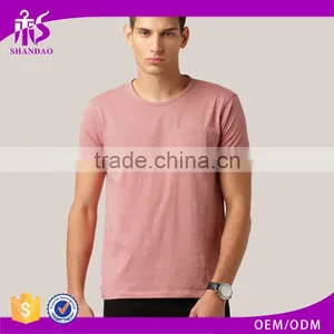 2017 Guangzhou Shandao Garment New Design 180g 100% Cotton Plain Short Sleeve O-Neck Men's T Shirt thumbnail-1
