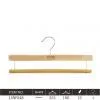 Colour Natrual Wooden Trouse Hanger thumbnail-1