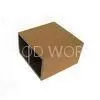 Wood Grain Square WPC Tube For External Roofing Decoration Waterproof thumbnail-1