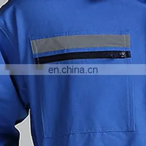 Custom Blue Wear Rough Workwear Greaseproof Blue Uniform Coveralls For Worker thumbnail-6