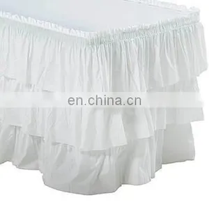 Fashion High Grade Quality White Whinestone Table Skirting thumbnail-5