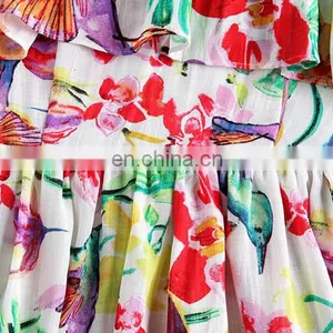 Ladies Cold Shoulder Cute Dress Casual Dress With Frill High Quality Dress thumbnail-6