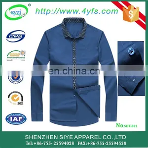 Cheap Wholesale Formal Men Dress Shirt With 100% Cotton thumbnail-1