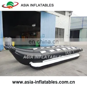 New Double Lane Customize Black Shark Banana Boat , Inflatable Banana Boat thumbnail-3