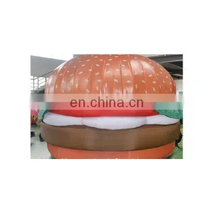 Hot Advertising Food Inflatable Hamburger With Blower thumbnail-1