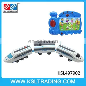 Christmas Gift rc Interactive Educational Train Railway Set Toy thumbnail-1