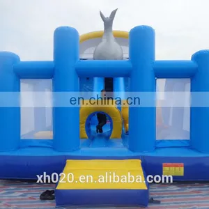 Commerical Whale Inflatable Bouncer With Slide thumbnail-4