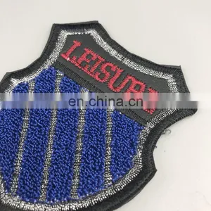 Chenille Patches for Clothing With Laser-cut Border Heat Seal Backing Excellent Quality thumbnail-6