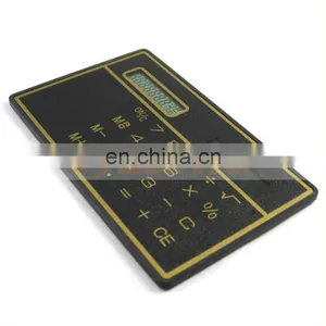 Pouch Finger Size Emergency Solar Power 3mm Thickness Card Calculator thumbnail-1