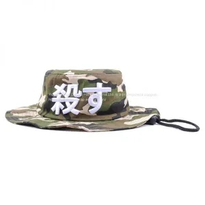 Custom Fashion Short Brim Cotton Bucket Hat thumbnail-1