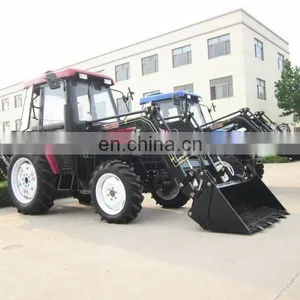 Tractor 504 With Front Loader and Backhoe thumbnail-1
