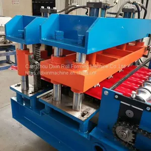Hot Sell Roofing Glazed Step Tile Roll Forming Machine for Sale thumbnail-2