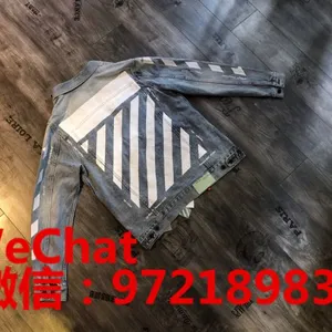 Supply OFF WHITE Tide Brand Denim Jacket, Sweater, Sports Pants Original Single Source thumbnail-2