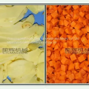 Double Head Leaf Vegetable Cutting Machine Fruit Slicing Shredder Dicing Equipment thumbnail-4