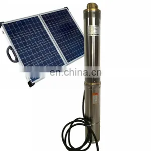 New Arrival DC Brushless Solar Powered Submersible Water Pump for Agriculture Irrigation thumbnail-3