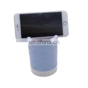 Wholesale Wireless Bluetooth Speaker Night Light Colorful Atmosphere Bluetooth Speaker Lamp thumbnail-7