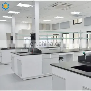 Manufacture Laboratory Work Bench Chemistry Physics Laboratory Table With Shelves thumbnail-3