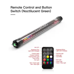 LUXCEO P7RGB RGBW Light Wand 1000LM Handheld LED Video Light Tube IP68 Waterproof With 3000-5750K Full Color Dimmable Photography Light,12 Lighting Mode,CRI≥95,Built-in 10400mAh Rechargable Battery thumbnail-2