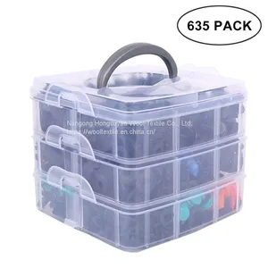 635pcs Car Parts Fasteners Tools Insulation Well Plastic Auto Accessories thumbnail-5