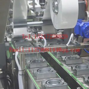 Cup Box Sealing Film Machine Bead and Liquid Filling Machine Aluminum Foil Sealing Machine thumbnail-3