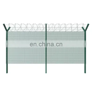 Factory Supply Airport Perimeter Barbed Wire Fence thumbnail-2
