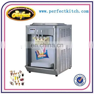 3 Flavors Soft Ice Cream Maker / Sofe Ice Cream Machine thumbnail-4