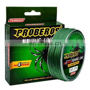 High Quality 4 Strands 100m 12colors Polyethylene Braided Line thumbnail-1
