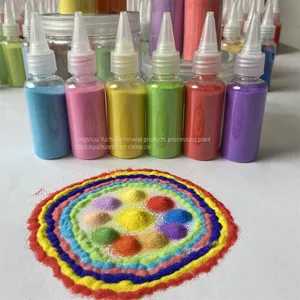 12 Color Sand Painting Sintered Colored Sand 10 g Pack thumbnail-2