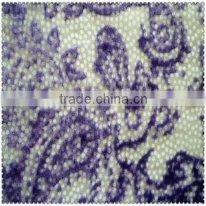 Newest Design Polyester Flocked Fabric for Dress thumbnail-1