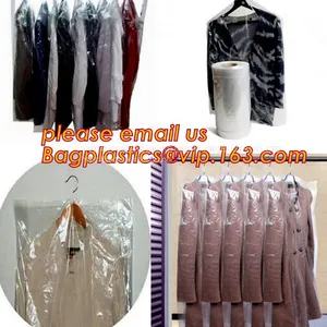 Perforated Clear Plastic Garment Cover on Roll,disposable Plastic Garment Bags in Dry Cleaner,Suit Dress Garment Bag for thumbnail-4