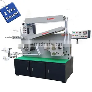 UGS31S 3 Plus 1 Color Automatic Portable Apparel Clothing Label Flexo Printing Machine, Roll to Roll Fabric Ribbon Printer thumbnail-1