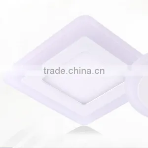 Ultra Thin Double Color LED Panel Light 3+2 Blue+White/Warm White Ultrathin Square Led Panel Light,led Panel Ceiling Light Quality Choice thumbnail-2