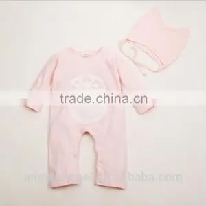2 Pcs Cute Baby Clothes Rompers With Hat AG-LA0023 thumbnail-3