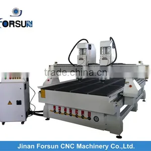 Double Heads Woodworking CNC Woodworking Machine Cnc Relief Engraving Machine thumbnail-1