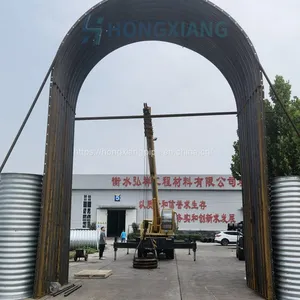 Corrugated Metal Tubes Assembled Road Drainage Pipe for Sale thumbnail-3