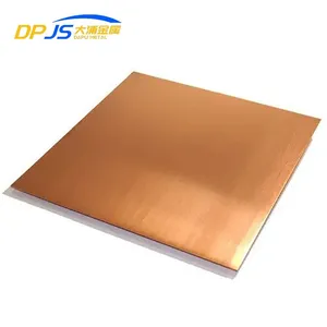 Copper Nickel Alloy Plate C1020/c1100/c1221/c1201/c1220 Industry Brass Material For Decorated Inside And Outside The Car thumbnail-1