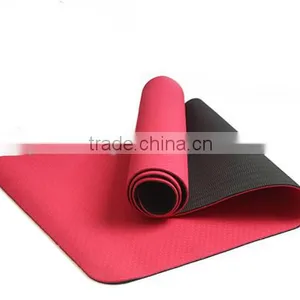 Popular And Comfortable Double Embossing High-elastic TPE Yoga Mat thumbnail-4