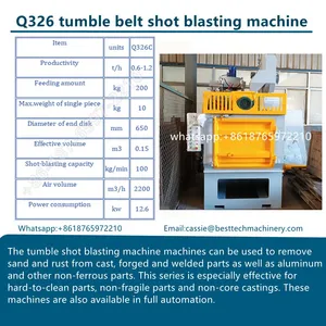Crawler Belt Shot Blasting Machine for Nuts and Bolts thumbnail-1