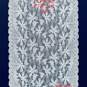 Factory Sale Lace Trim Ribbon Stretchy Lace With Floral Pattern for Bridal Wedding Decorations, Sewing DIY Making and DIY Crafts thumbnail-5